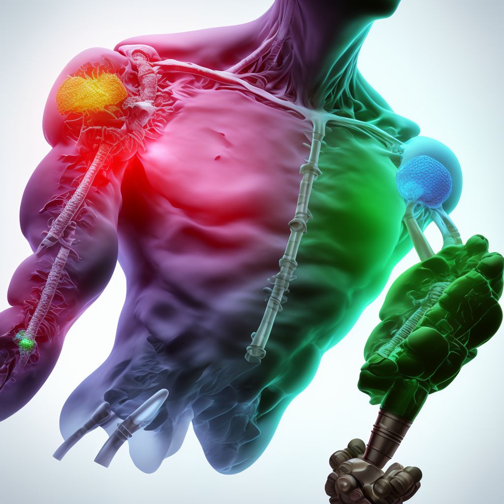 Radiohumeral (joint) sprain of unspecified elbow digital illustration