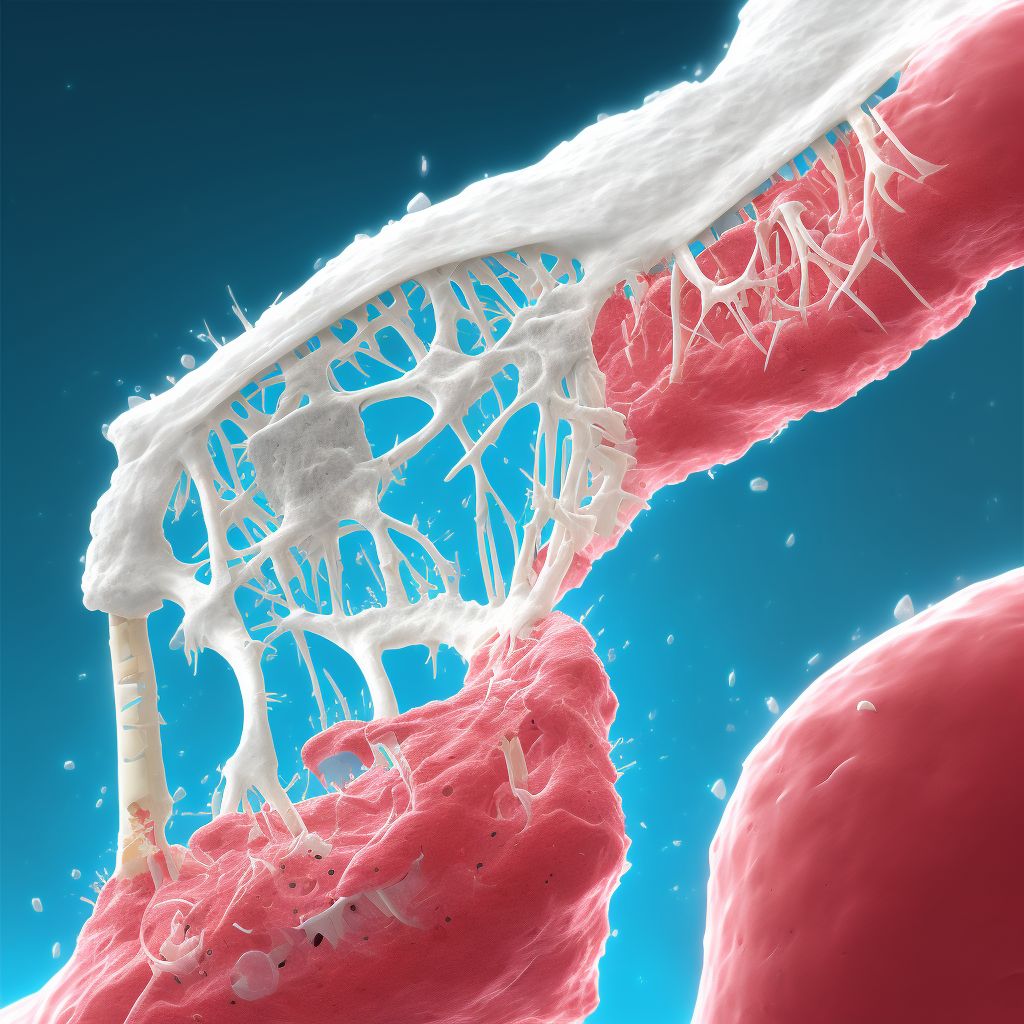 Unspecified physeal fracture of lower end of ulna digital illustration