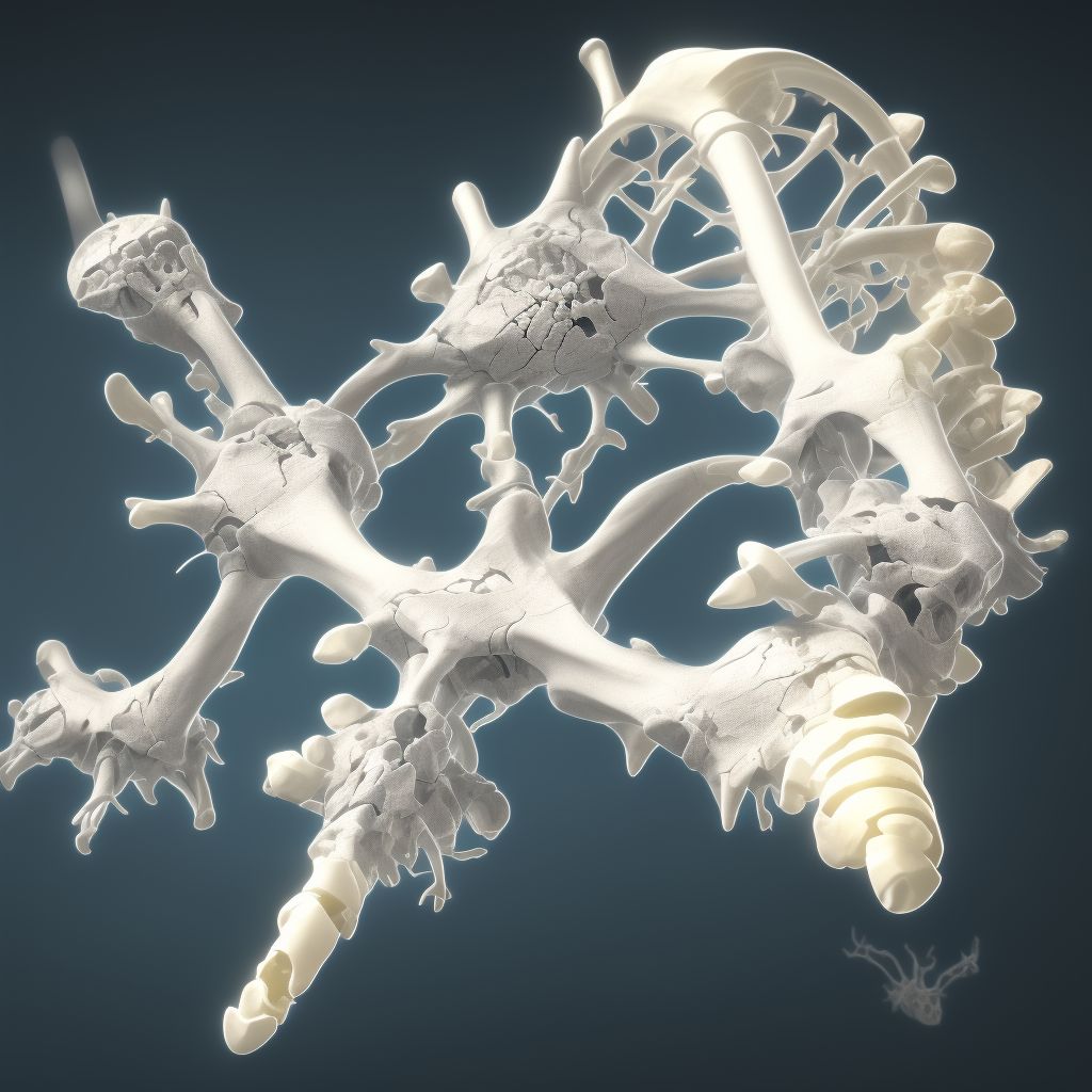 Dislocation of metacarpal (bone), proximal end of unspecified hand digital illustration