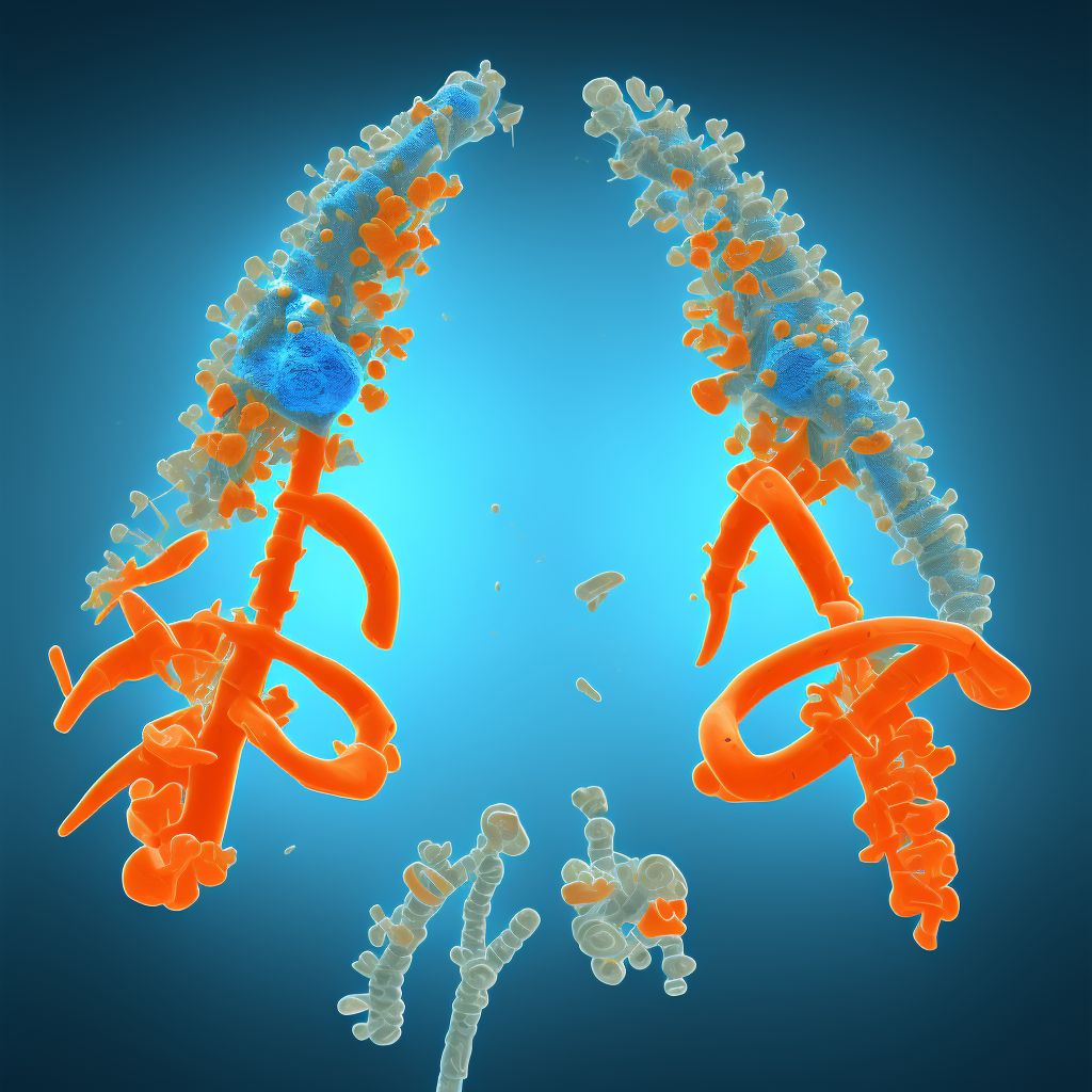 Subluxation and dislocation of distal end of ulna digital illustration