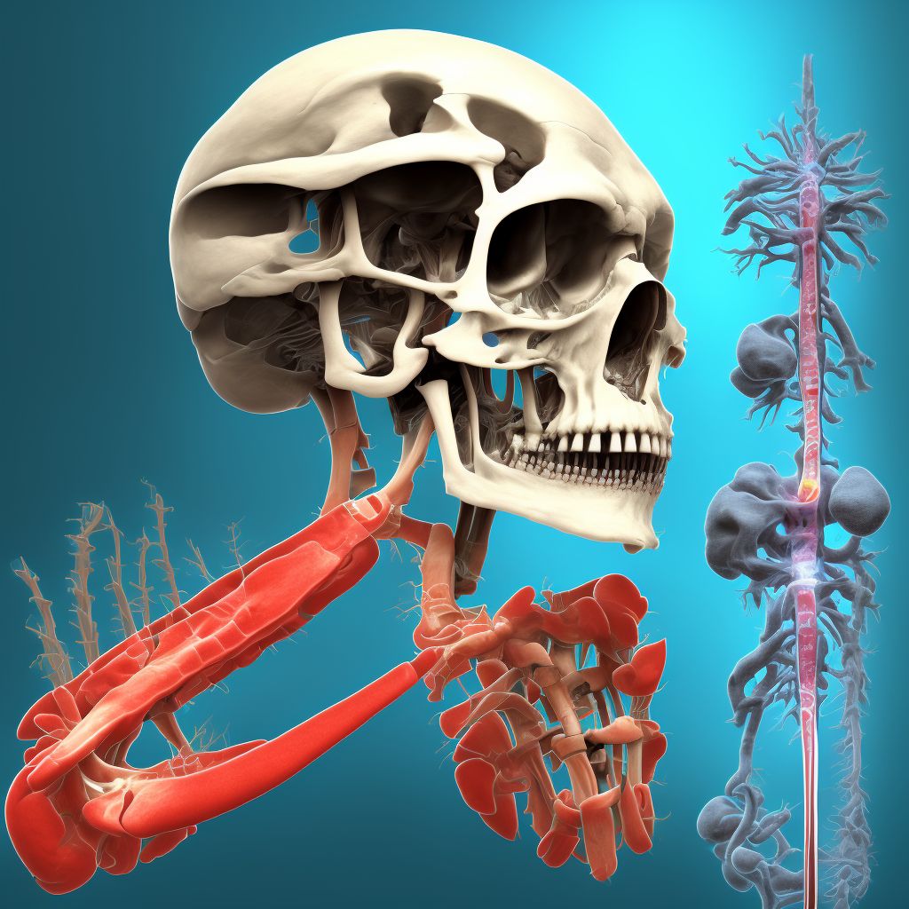 Subluxation of distal end of unspecified ulna digital illustration