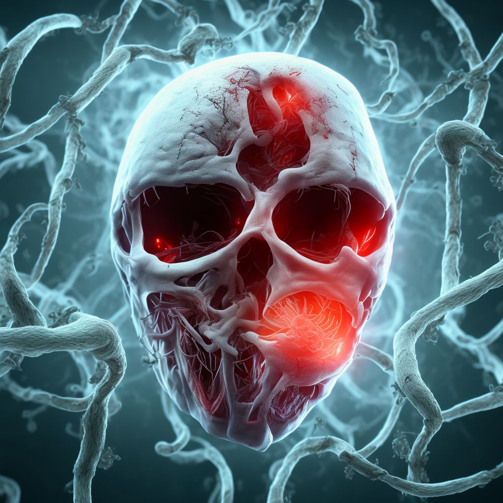 Injury of blood vessel of thumb digital illustration