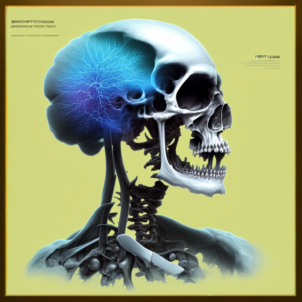 Other fracture of head and neck of femur digital illustration