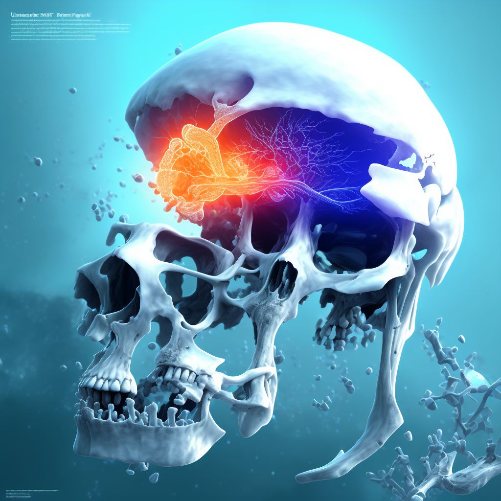 Displaced unspecified condyle fracture of lower end of right femur digital illustration