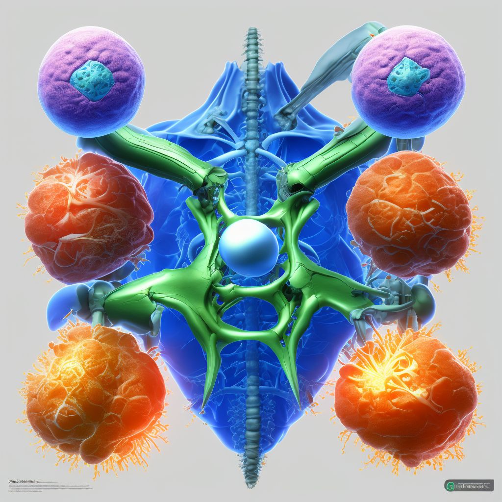 Obturator subluxation and dislocation of hip digital illustration