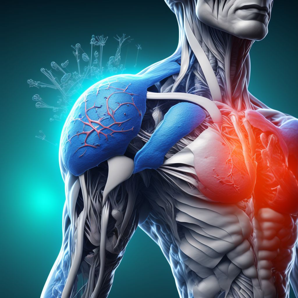 Laceration of adductor muscle, fascia and tendon of unspecified thigh digital illustration