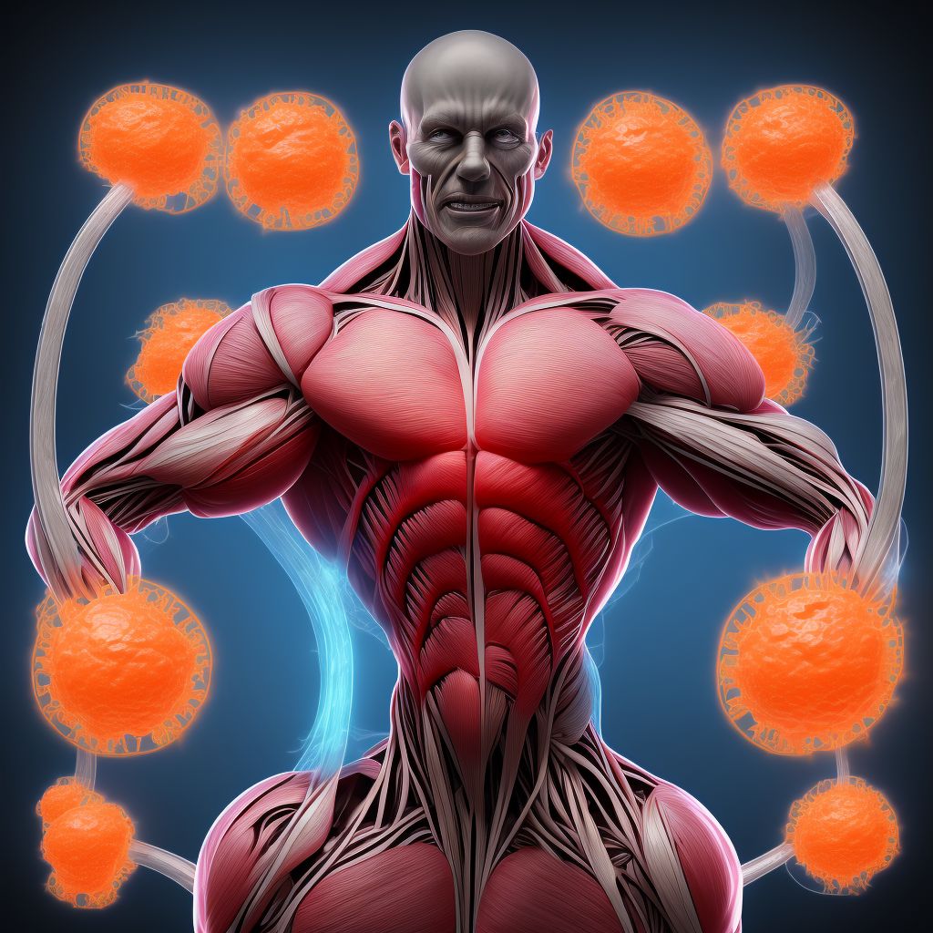 Strain of muscle, fascia and tendon of the posterior muscle group at thigh level, unspecified thigh digital illustration