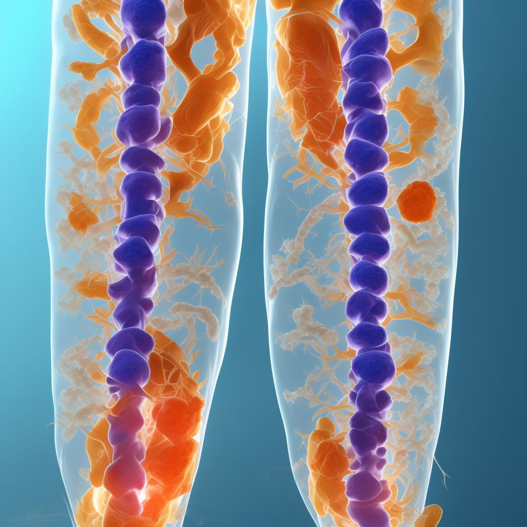 Unspecified injury of unspecified muscles, fascia and tendons at thigh level, unspecified thigh digital illustration