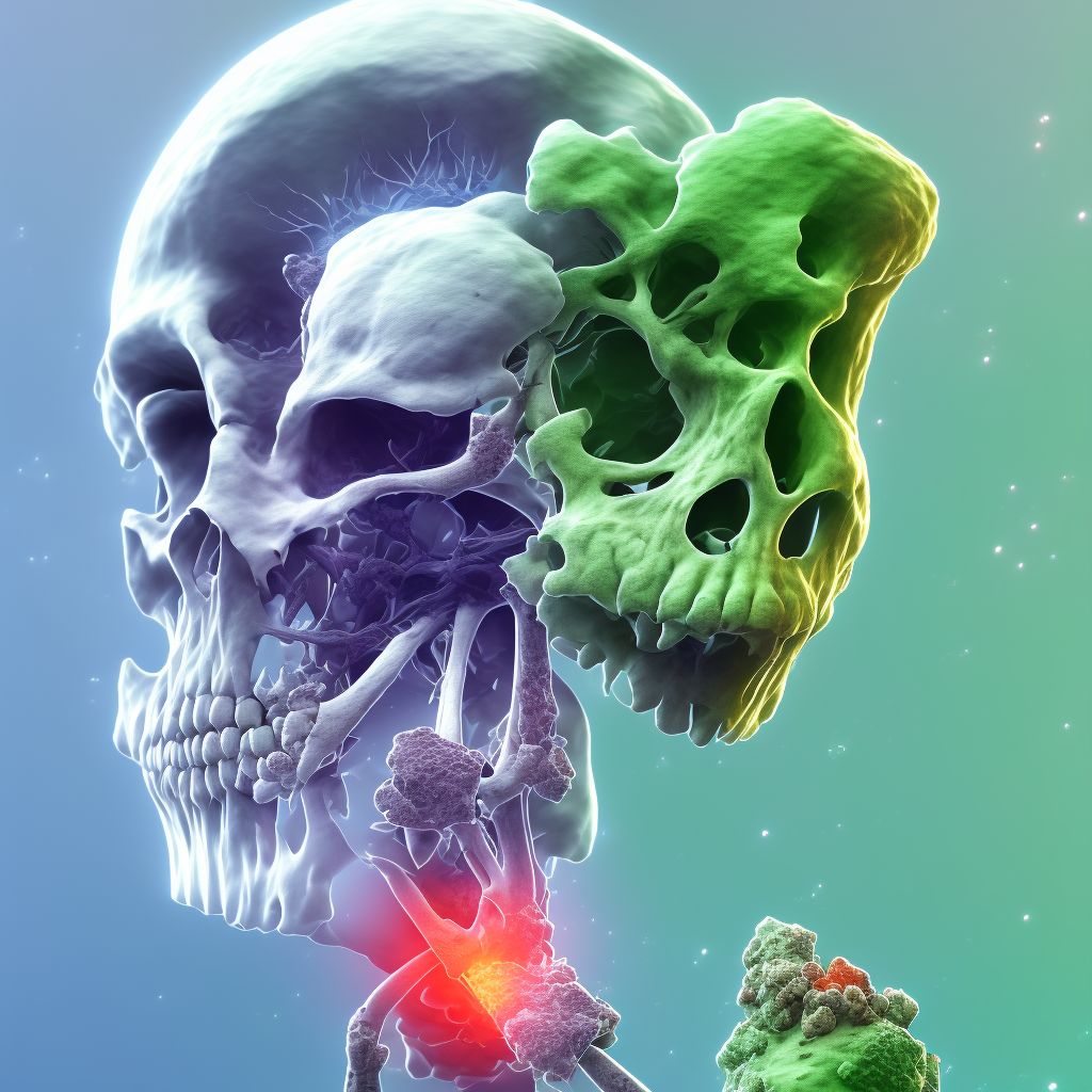 Unspecified physeal fracture of upper end of femur digital illustration