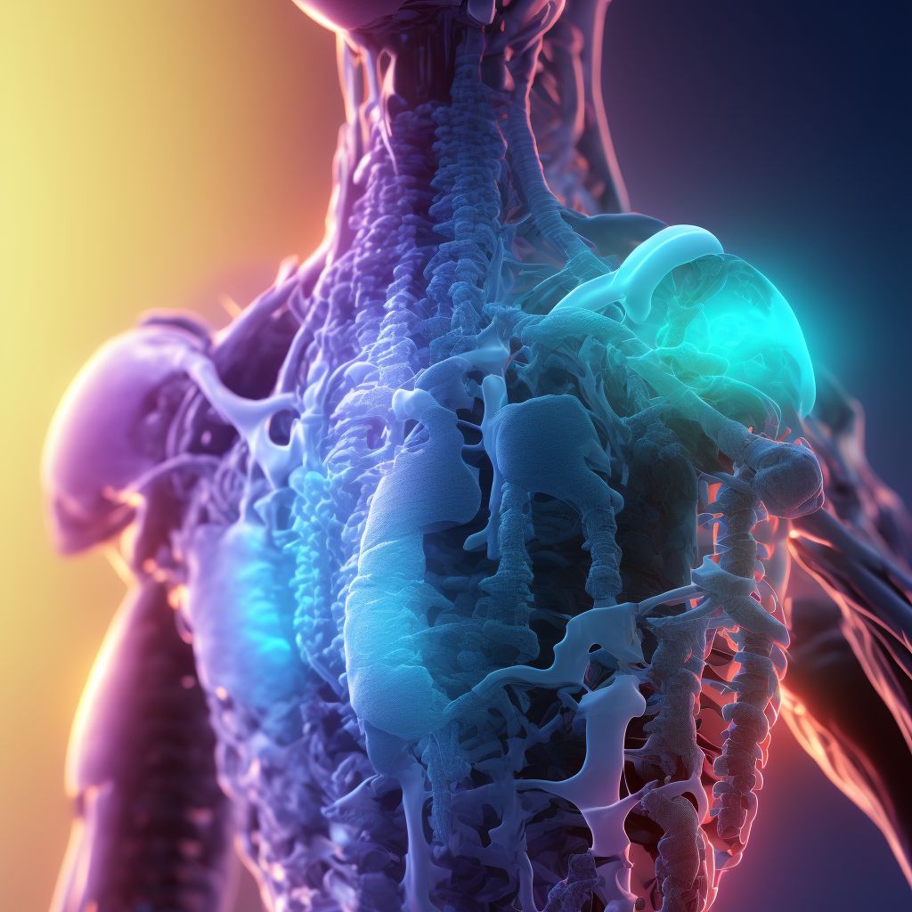 Nondisplaced fracture of right tibial spine digital illustration