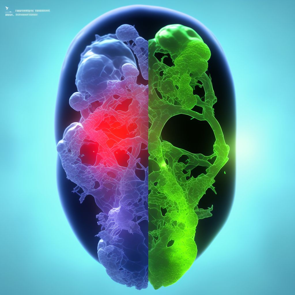 Complex tear of medial meniscus, current injury, unspecified knee digital illustration