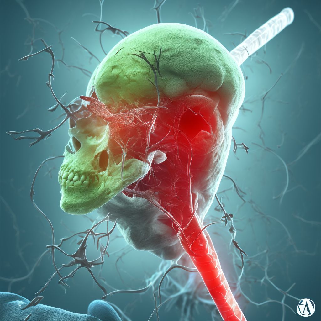 Laceration of popliteal vein, unspecified leg digital illustration