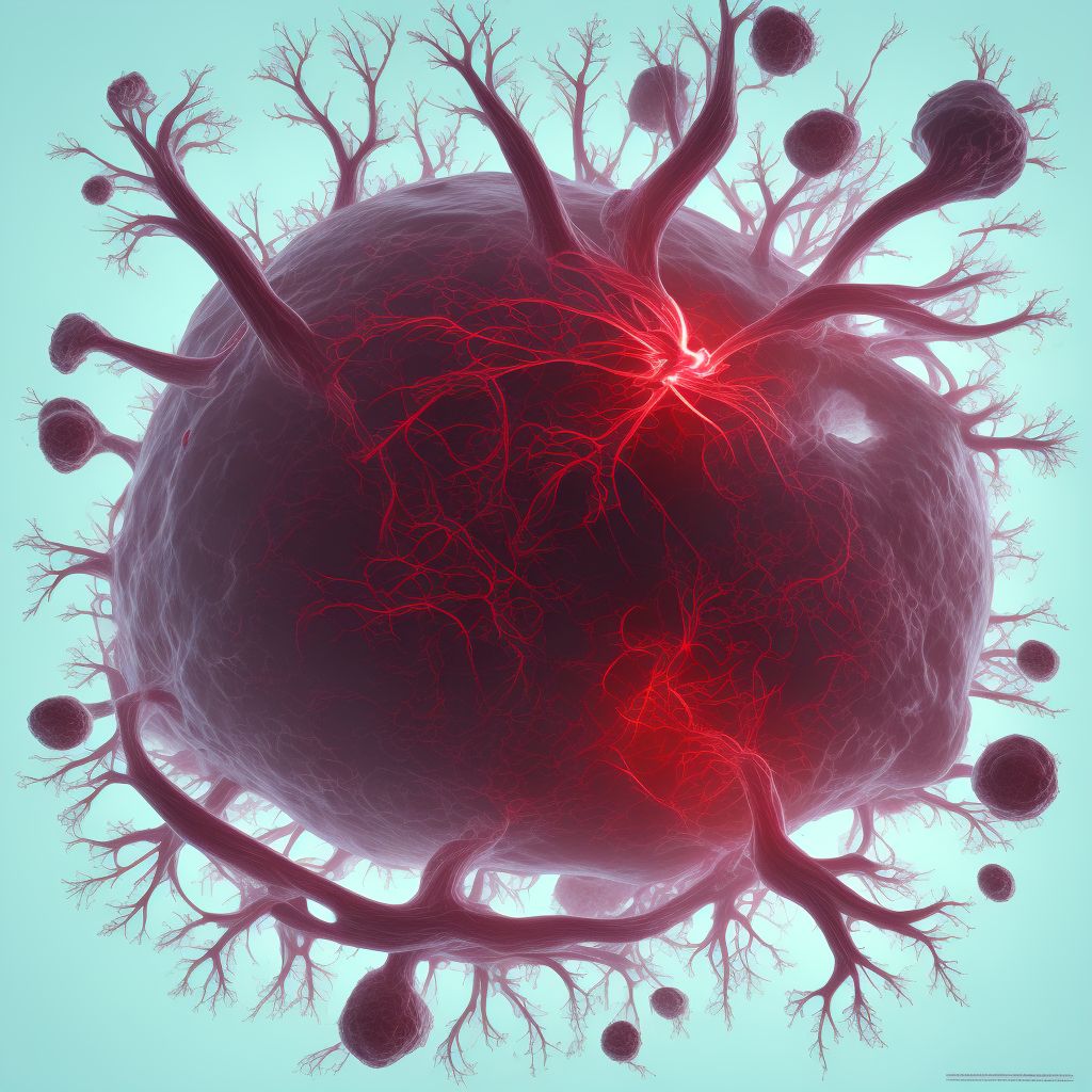 Injury of other blood vessels at lower leg level digital illustration