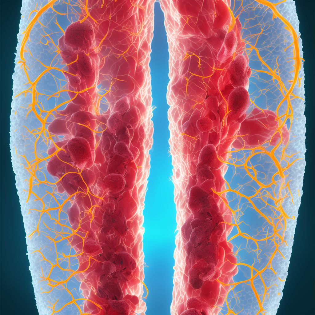 Laceration of other blood vessels at lower leg level, unspecified leg digital illustration