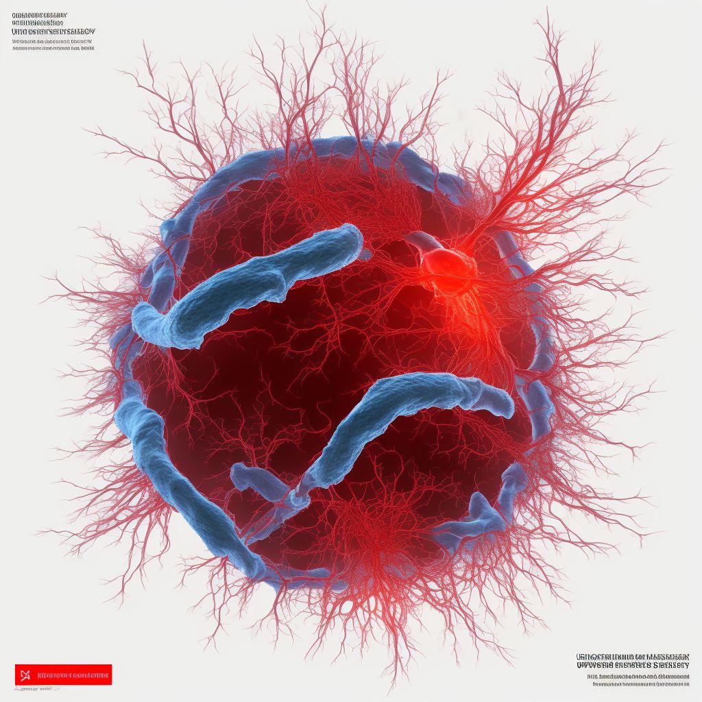 Other specified injury of unspecified blood vessel at lower leg level, unspecified leg digital illustration