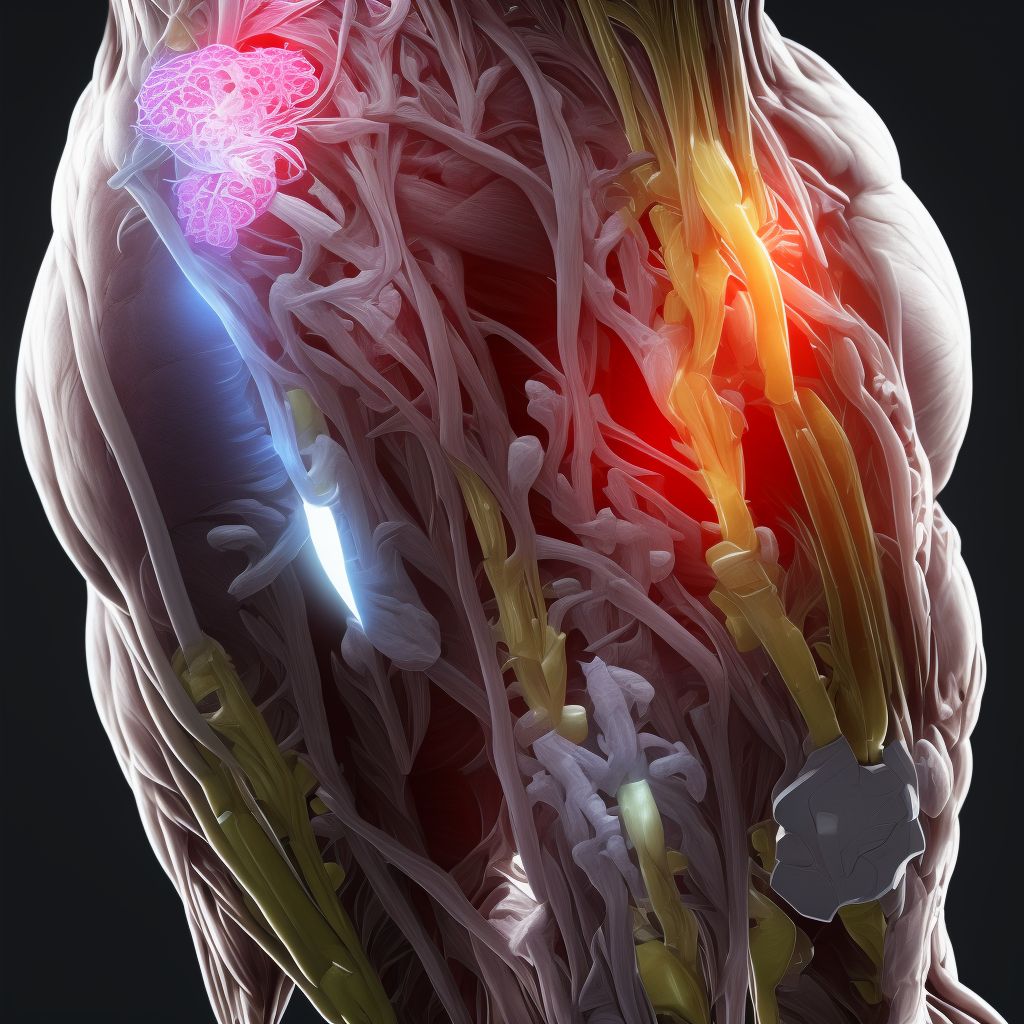 Strain of muscle(s) and tendon(s) of anterior muscle group at lower leg level, unspecified leg digital illustration