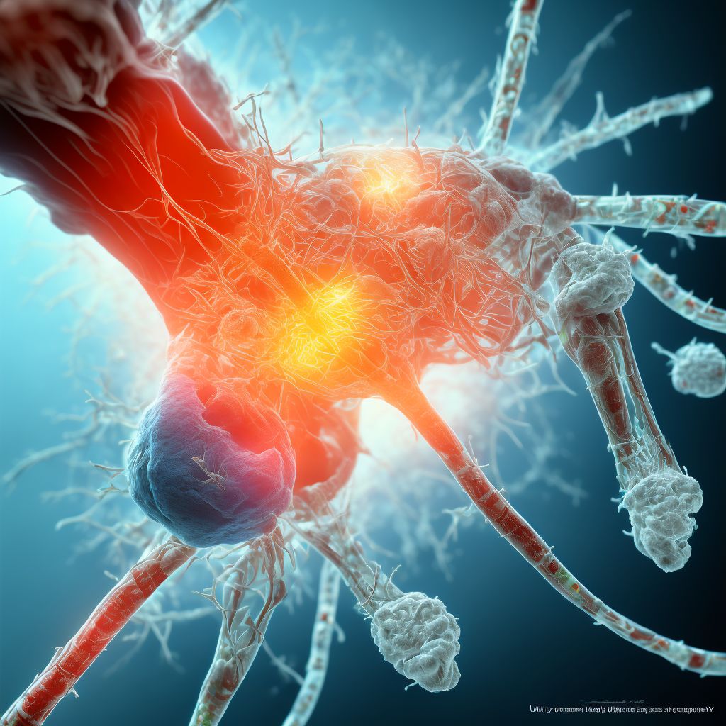 Injury of cutaneous sensory nerve at ankle and foot level, unspecified leg digital illustration