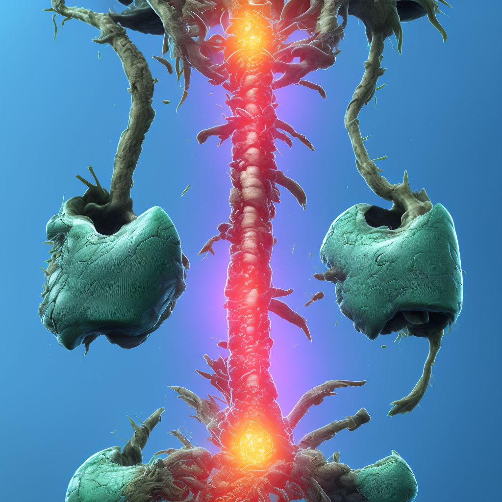 Other specified injury of dorsal artery of unspecified foot digital illustration