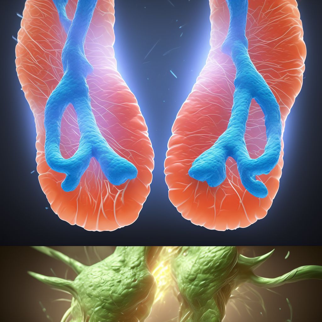 Laceration of muscle and tendon of long flexor muscle of toe at ankle and foot level digital illustration