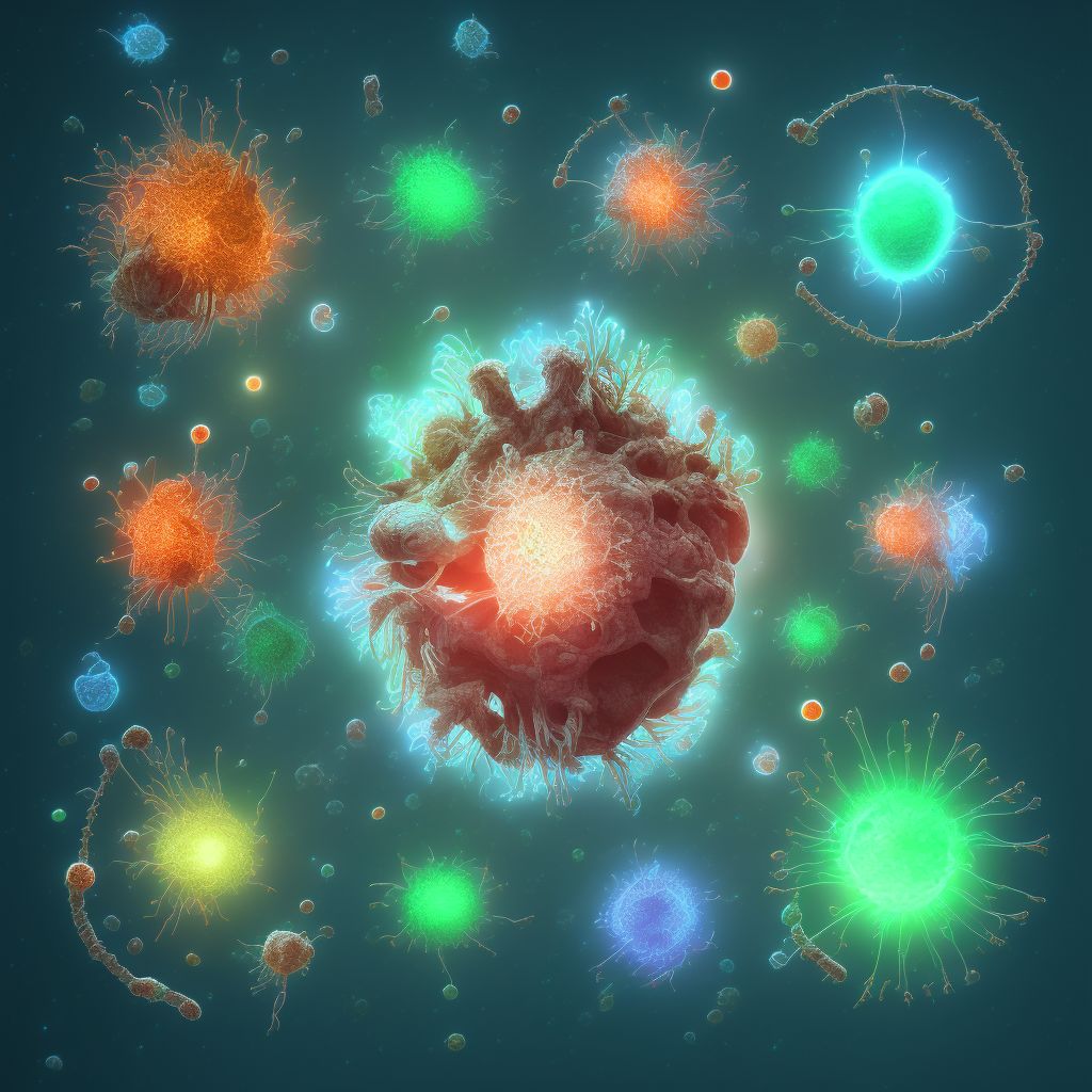 Foreign body in cornea digital illustration