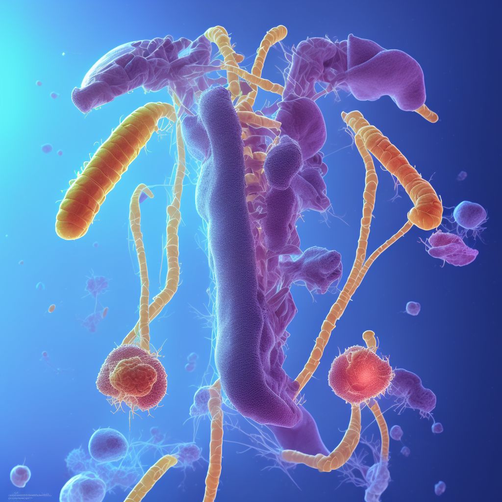 Gastric contents in pharynx causing asphyxiation digital illustration