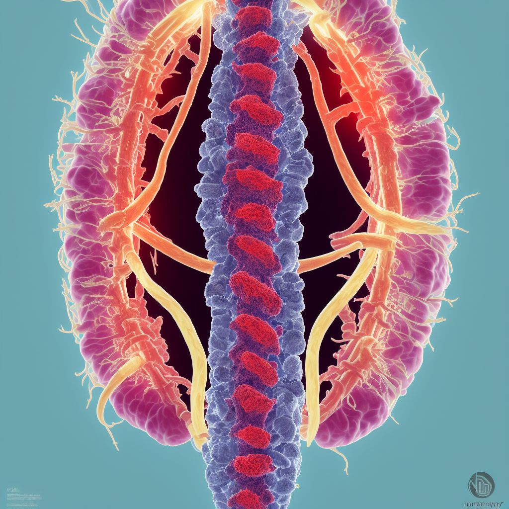 Foreign body in trachea digital illustration