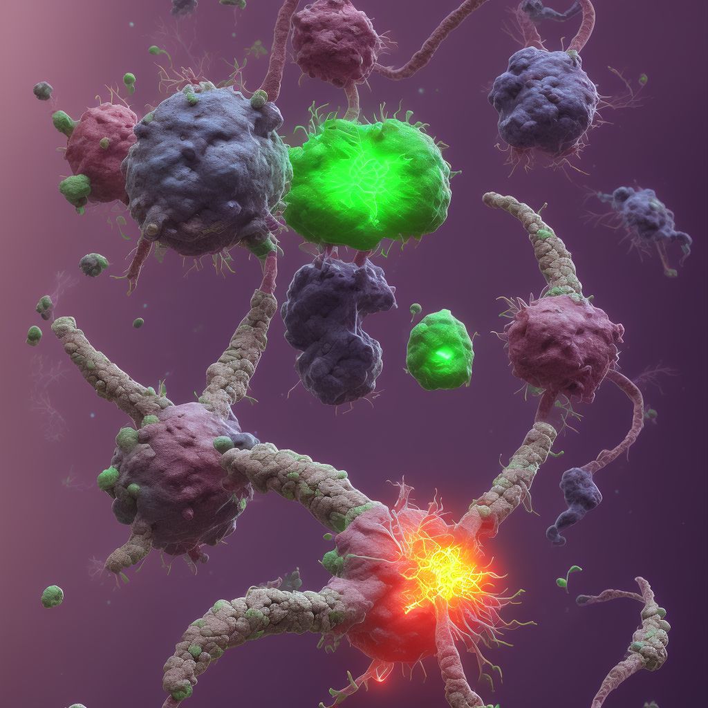 Foreign body in other parts of genitourinary tract digital illustration