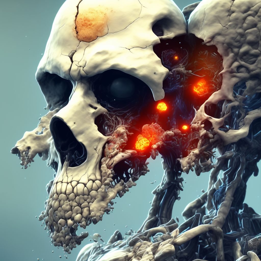 Corrosion of first degree of head, face, and neck, unspecified site digital illustration
