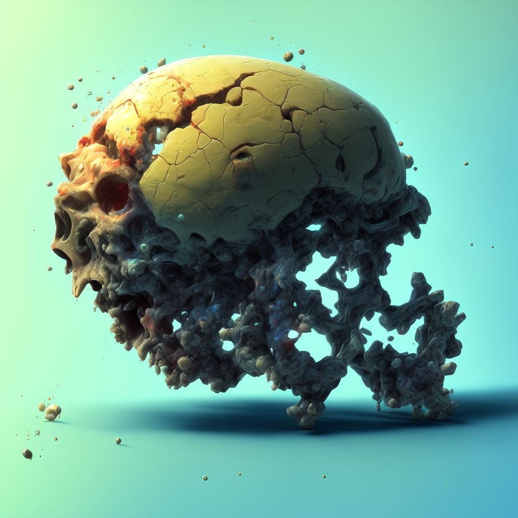 Corrosion of first degree of scalp [any part] digital illustration