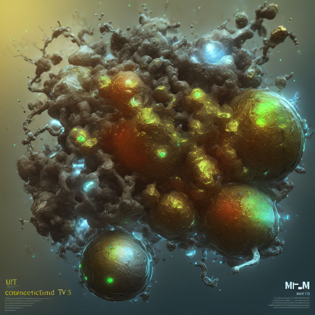 Corrosion of unspecified degree of male genital region digital illustration