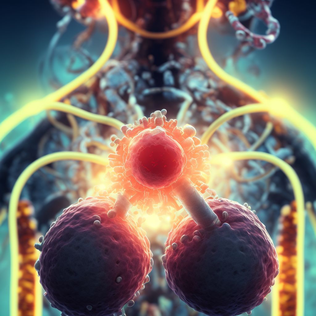 Corrosion of unspecified degree of female genital region digital illustration