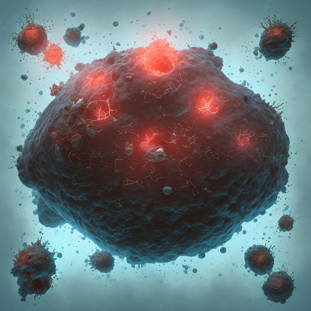 Corrosion of first degree of abdominal wall digital illustration