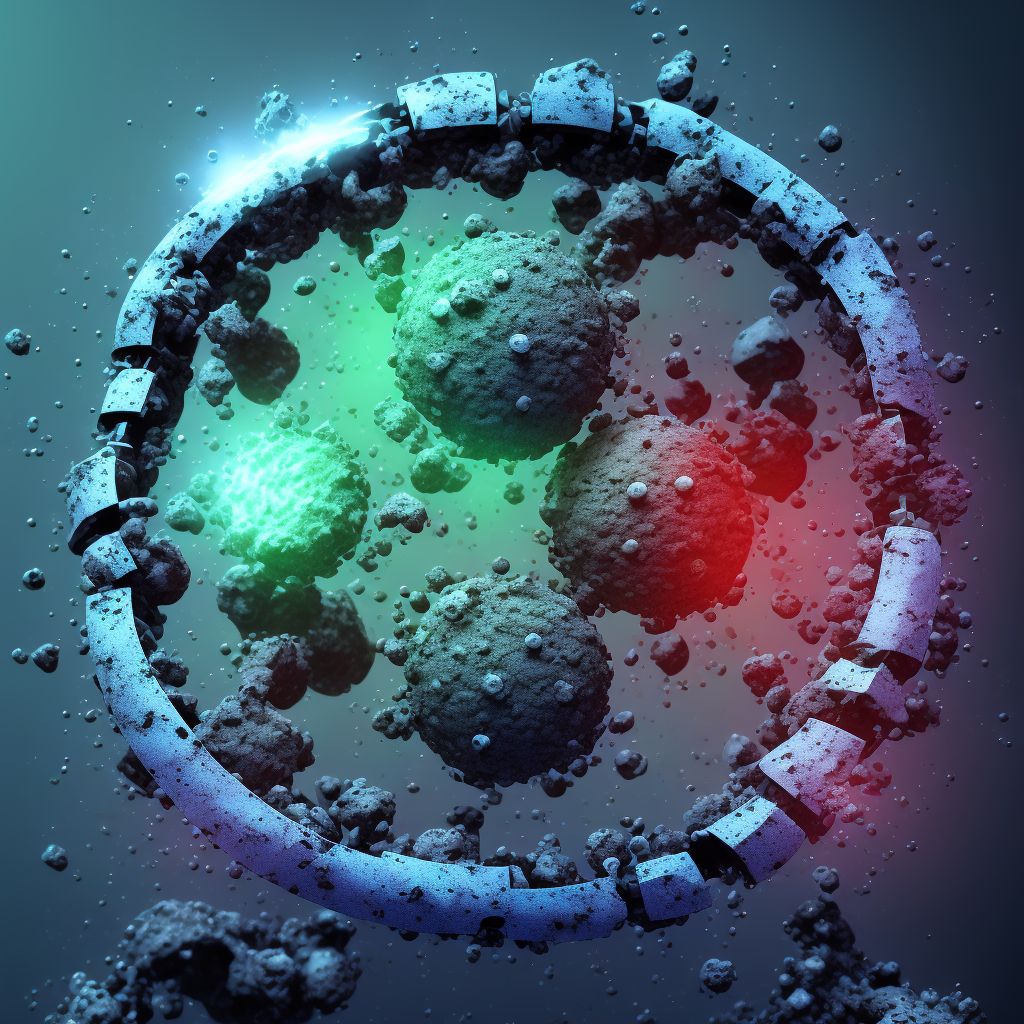 Corrosion of unspecified degree of unspecified elbow digital illustration
