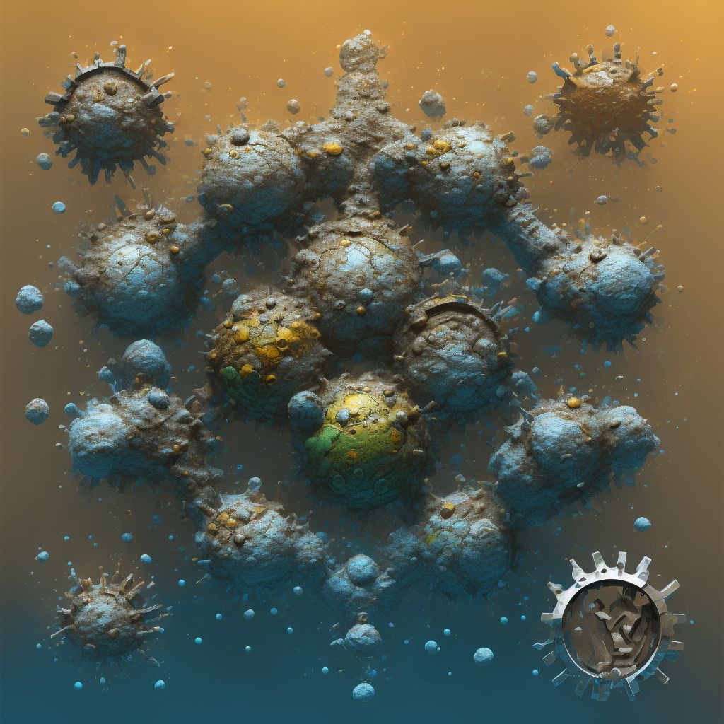Corrosion of first degree of unspecified elbow digital illustration