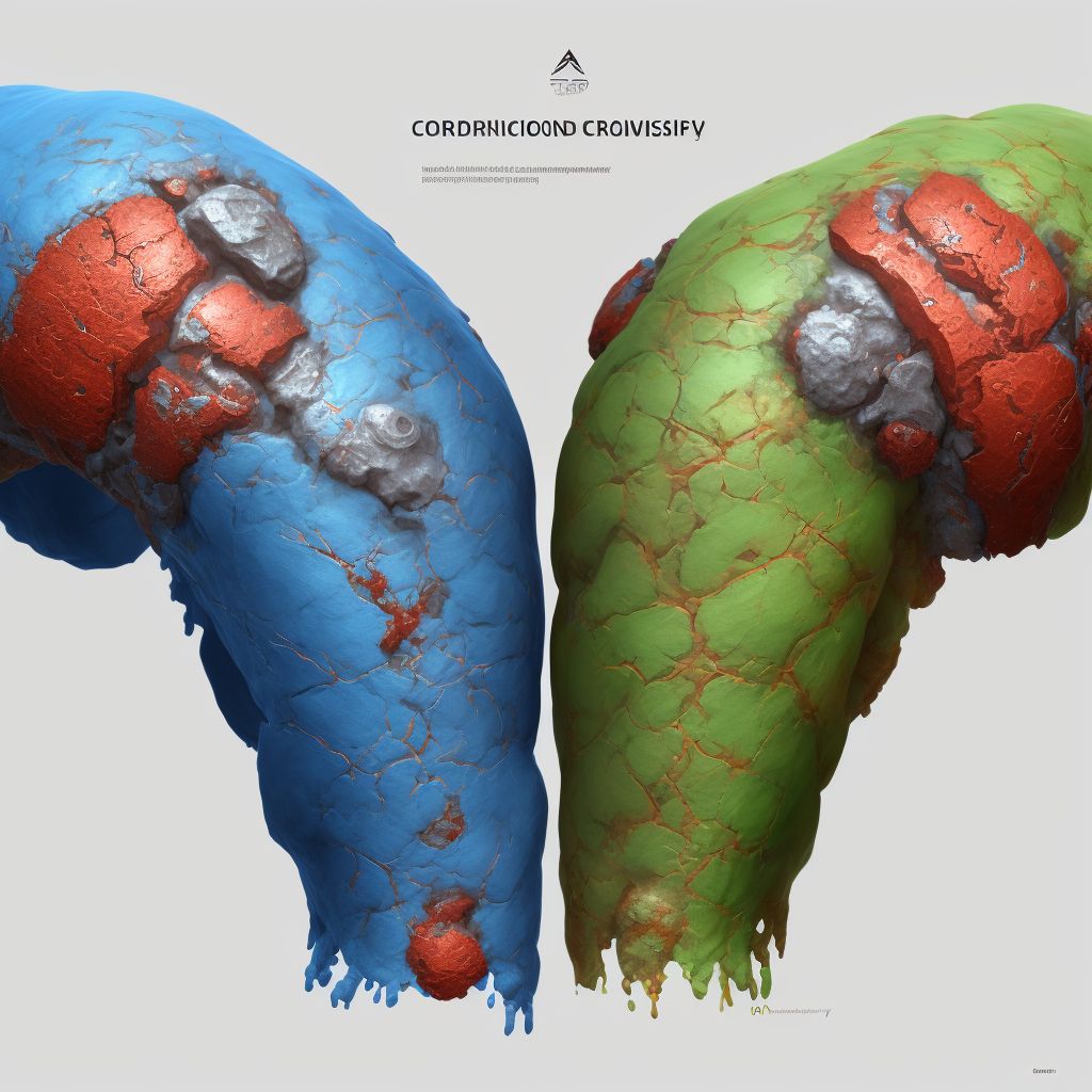 Corrosion of second degree of shoulder and upper limb, except wrist and hand digital illustration