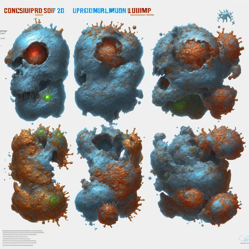 Corrosion of second degree of multiple sites of shoulder and upper limb, except wrist and hand digital illustration