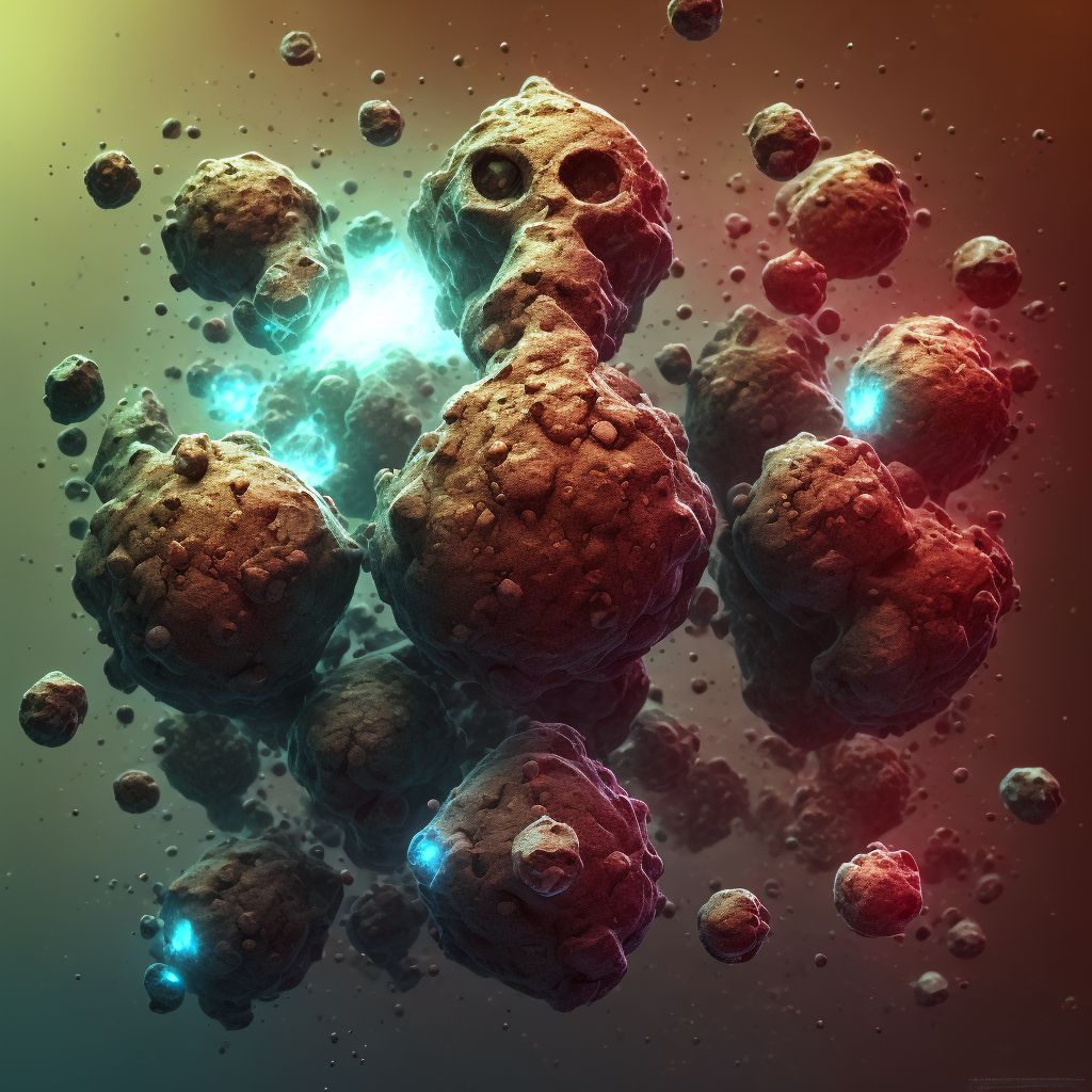 Corrosion of third degree of axilla digital illustration