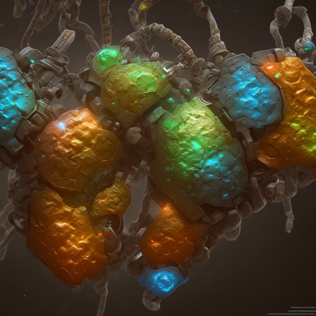 Corrosion of third degree of left scapular region digital illustration