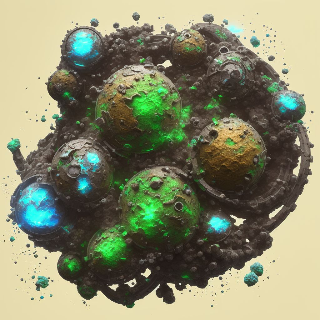 Corrosion of unspecified degree of unspecified wrist digital illustration