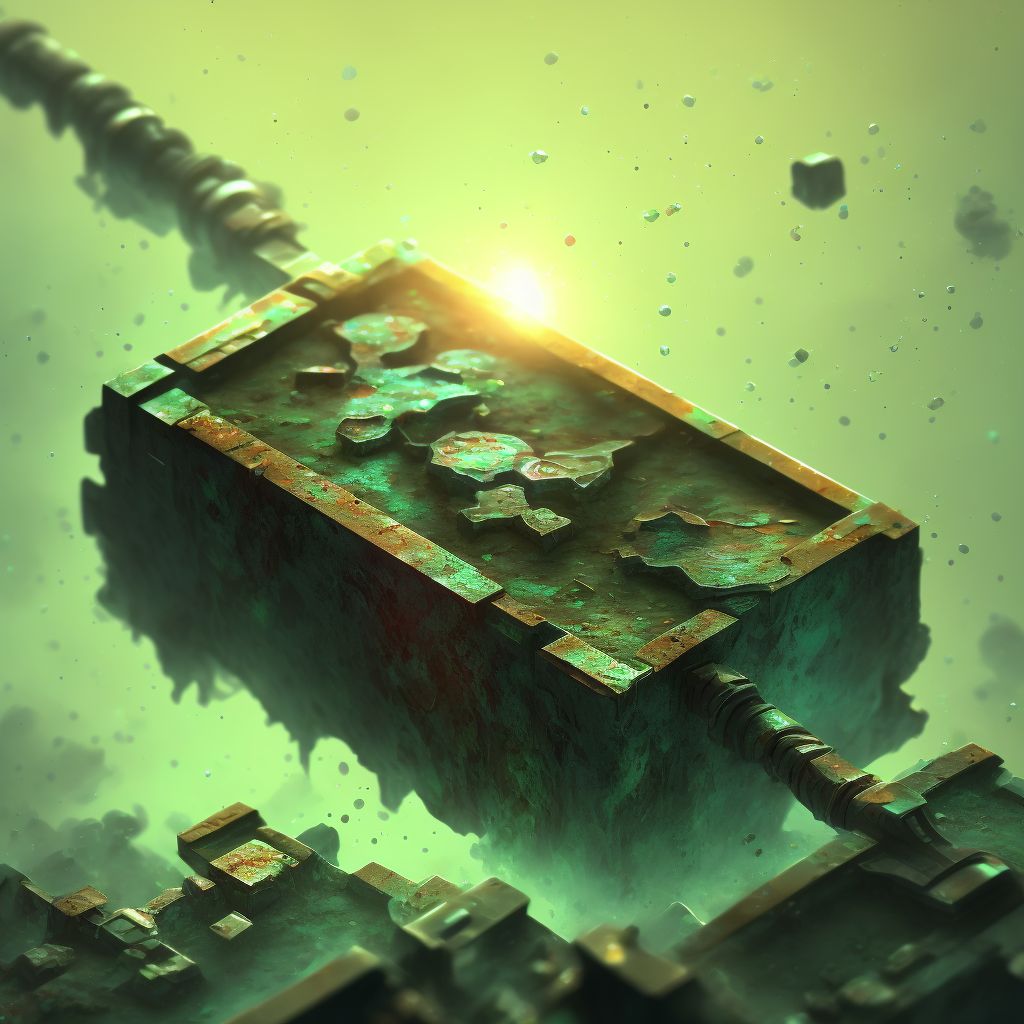 Corrosion of first degree of hand, unspecified site digital illustration