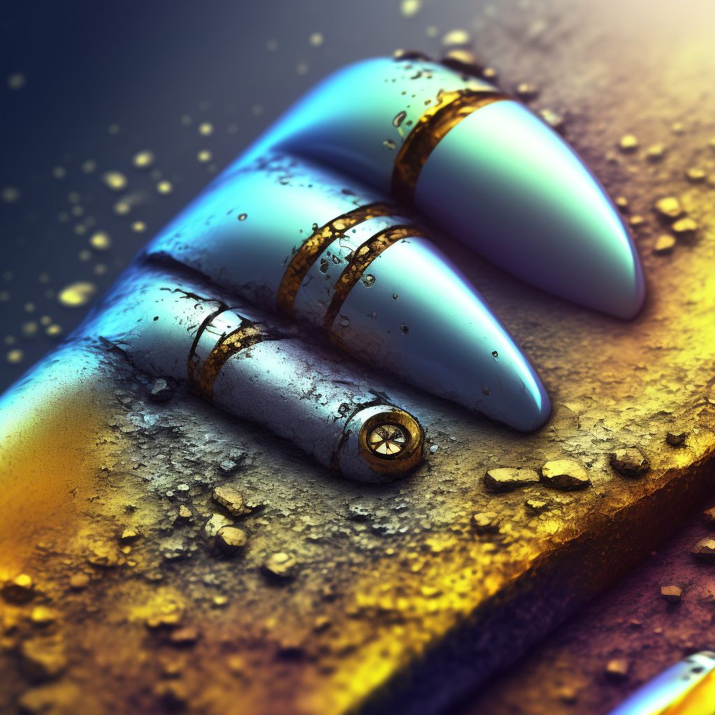 Corrosion of first degree of multiple fingers (nail), not including thumb digital illustration