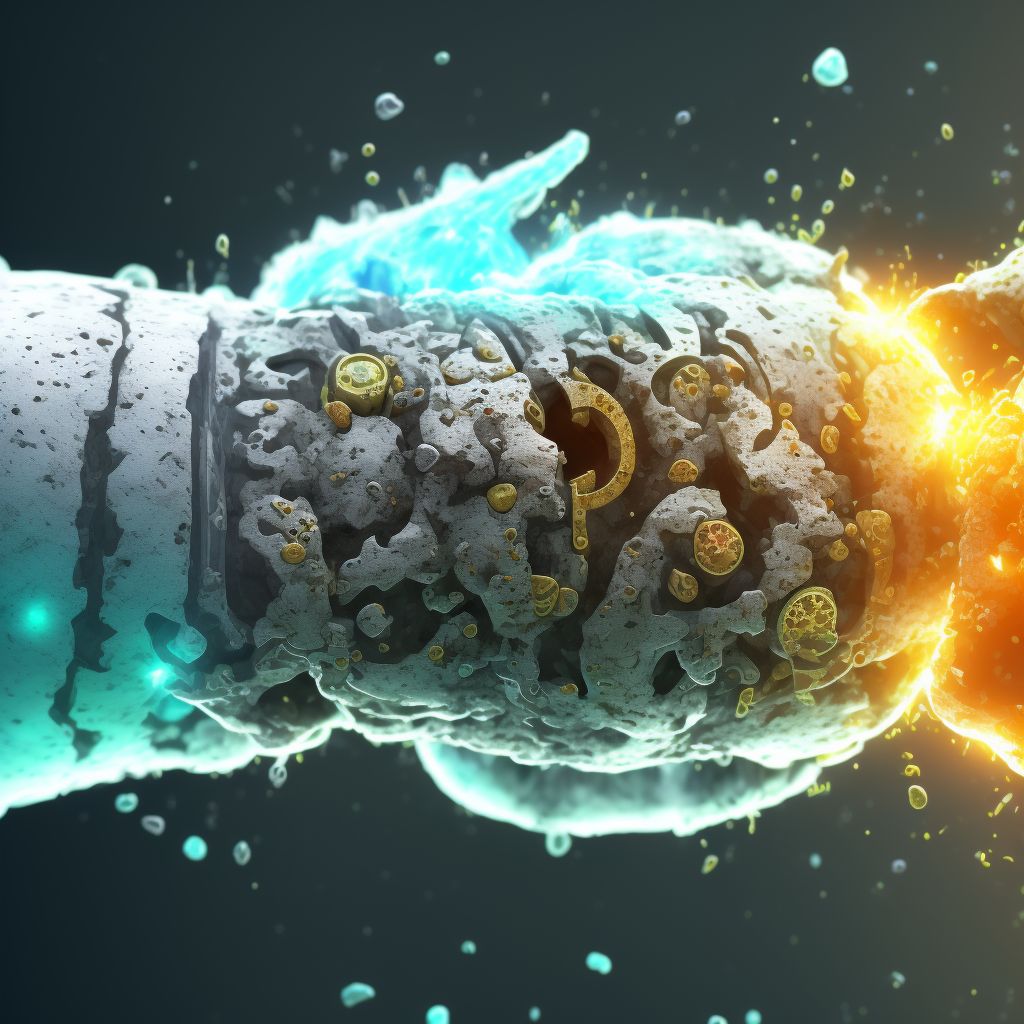 Corrosion of first degree of multiple sites of unspecified wrist and hand digital illustration