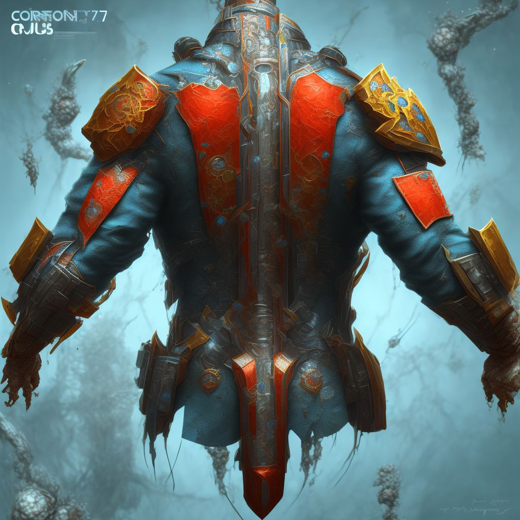 Corrosion of second degree of back of hand digital illustration