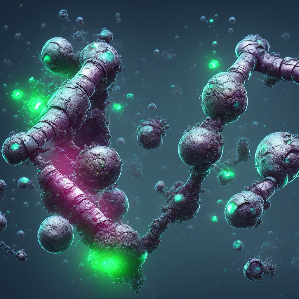 Corrosion of second degree of multiple sites of wrist and hand digital illustration