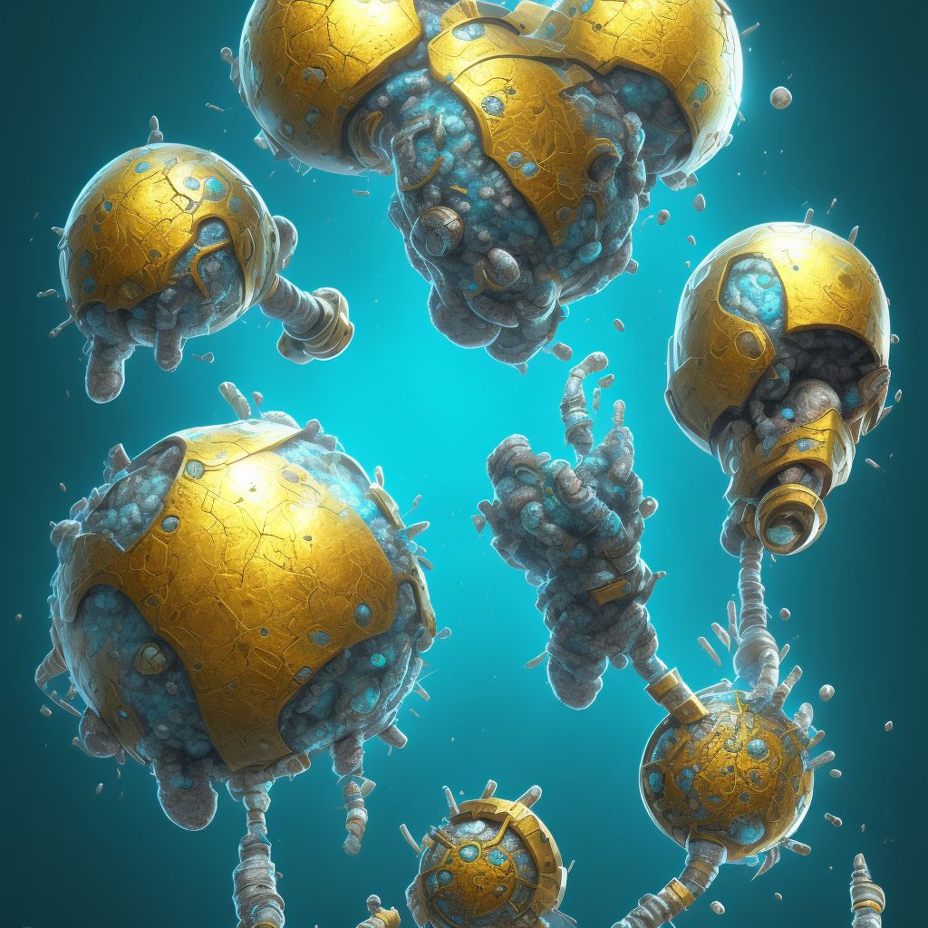 Corrosion of second degree of multiple sites of right wrist and hand digital illustration