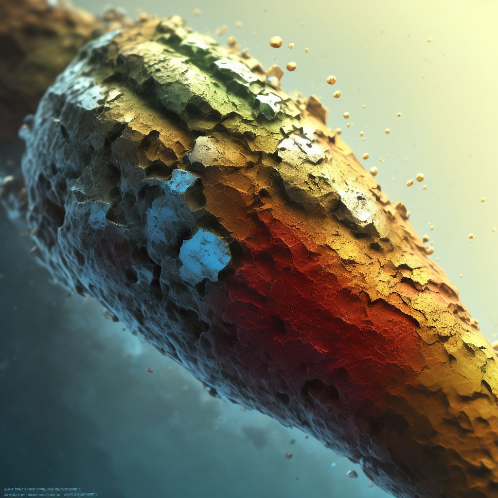 Corrosion of third degree of unspecified multiple fingers (nail), not including thumb digital illustration