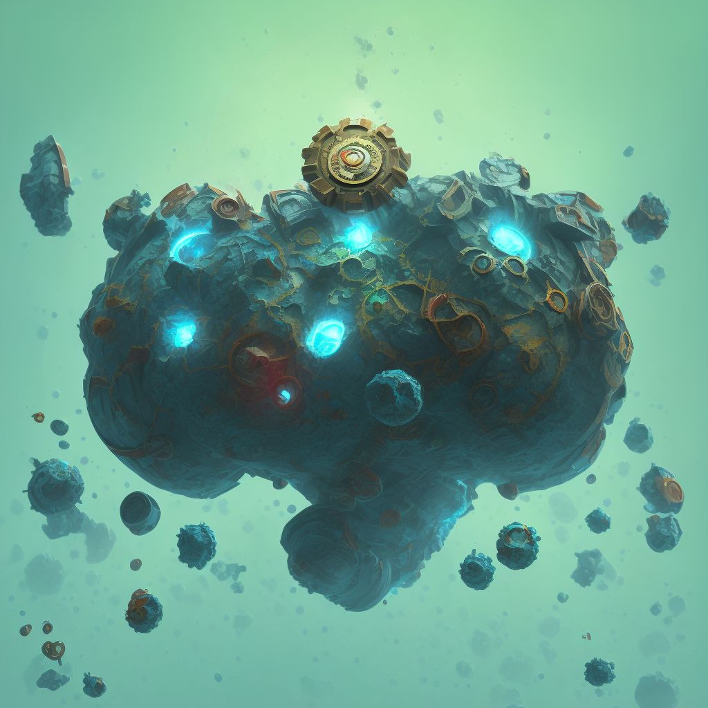 Corrosion of third degree of left wrist digital illustration