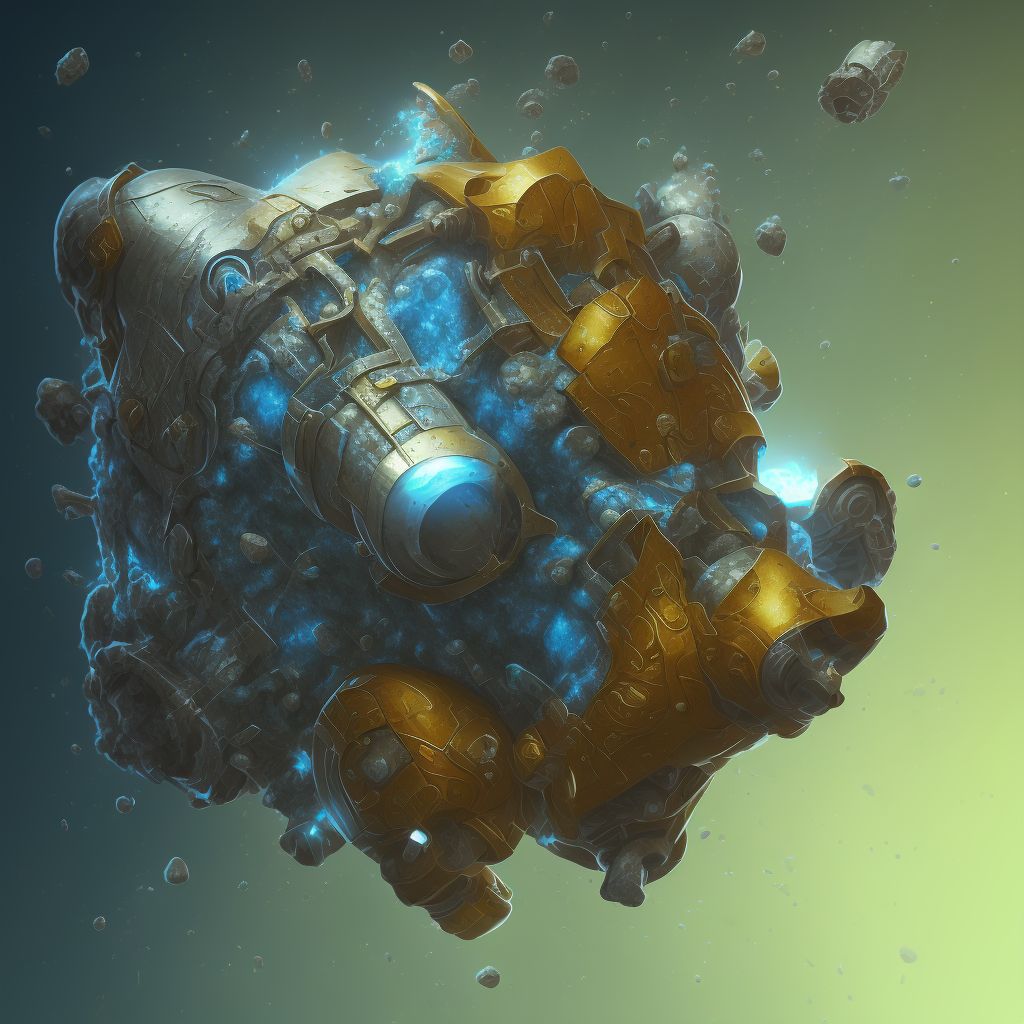 Corrosion of first degree of left lower leg digital illustration