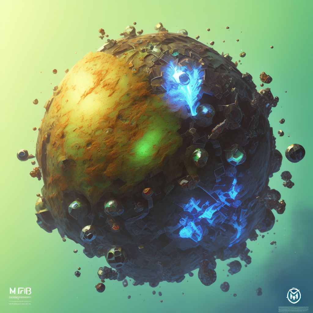 Corrosion of third degree of left thigh digital illustration