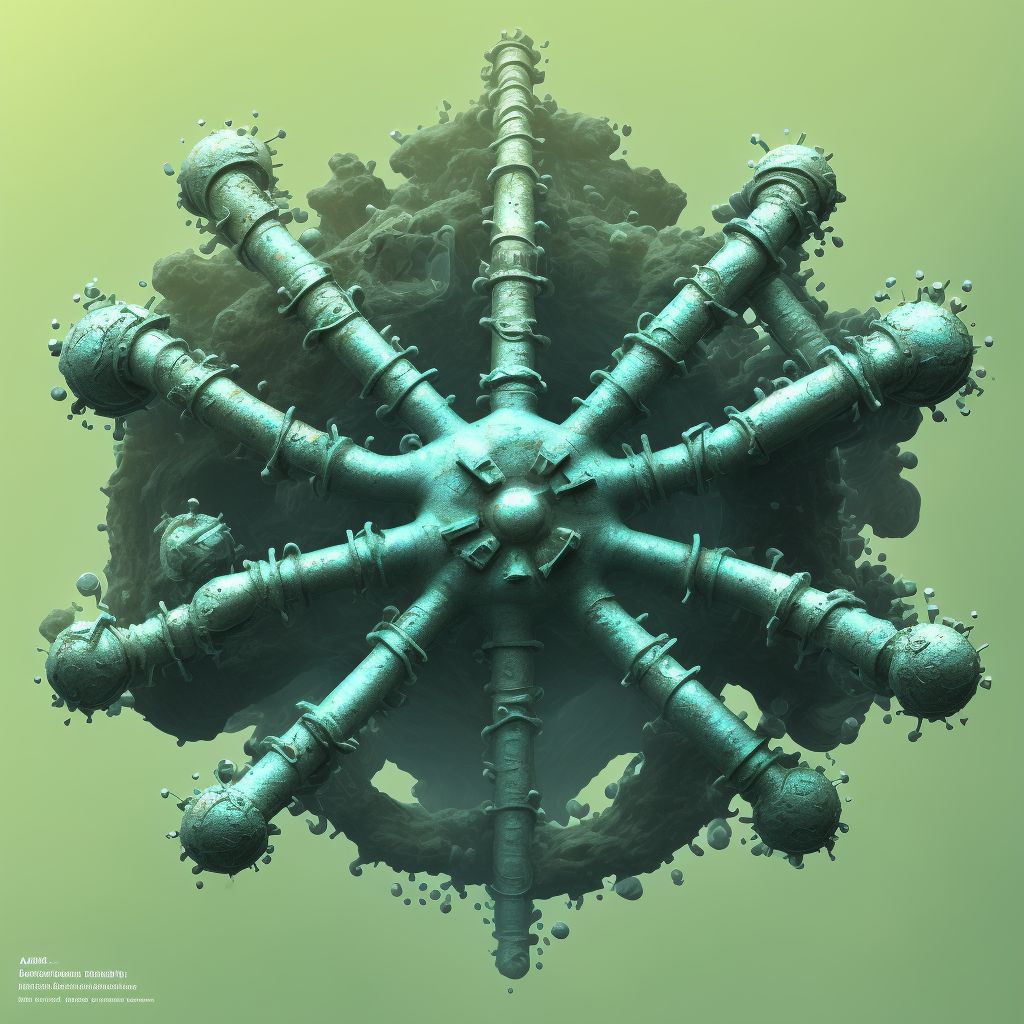 Corrosion of respiratory tract, part unspecified digital illustration